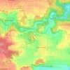 Topografische kaart 89182, hoogte, reliëf