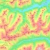 Topografische kaart Gemeinde Kaisers, hoogte, reliëf
