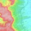 Topografische kaart Avize, hoogte, reliëf