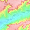 Topografische kaart Castronuevo de Esgueva, hoogte, reliëf