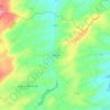 Topografische kaart Onjon, hoogte, reliëf