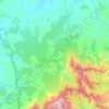 Topografische kaart Riaza, hoogte, reliëf