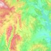 Topografische kaart Aínsa-Sobrarbe/L´Aínsa-Sobrarbe, hoogte, reliëf