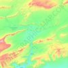 Topografische kaart Guers Tiaallaline, hoogte, reliëf