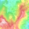 Topografische kaart Amil, hoogte, reliëf