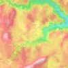 Topografische kaart Sorbs, hoogte, reliëf