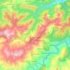 Topografische kaart Guerrouma, hoogte, reliëf