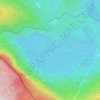 Topografische kaart Eibsee, hoogte, reliëf