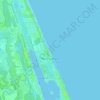 Topografische kaart Beverly Beach, hoogte, reliëf