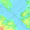 Topografische kaart Haddiscoe, hoogte, reliëf