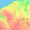 Topografische kaart Sotteville-sur-Mer, hoogte, reliëf