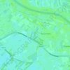 Topografische kaart Beusichem, hoogte, reliëf