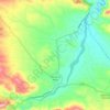 Topografische kaart Mas de las Matas, hoogte, reliëf