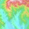 Topografische kaart Hradište, hoogte, reliëf