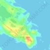 Topografische kaart ᑲᖏᕿᓂᖅ Rankin Inlet, hoogte, reliëf