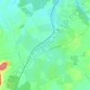 Topografische kaart Avrecourt, hoogte, reliëf
