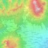 Topografische kaart Kota Batu, hoogte, reliëf