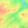 Topografische kaart Bersillies, hoogte, reliëf