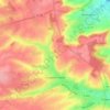 Topografische kaart Coupelle-Vieille, hoogte, reliëf