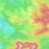 Topografische kaart Ban-de-Sapt, hoogte, reliëf