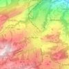 Topografische kaart Heiden, hoogte, reliëf