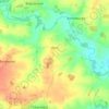 Topografische kaart Hoo, hoogte, reliëf