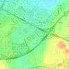 Topografische kaart Fredriksberg, hoogte, reliëf