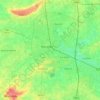 Topografische kaart 8800, hoogte, reliëf