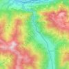 Topografische kaart Klammstein, hoogte, reliëf