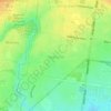 Topografische kaart Albanvale, hoogte, reliëf
