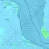Topografische kaart Delfzijl, hoogte, reliëf