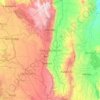 Topografische kaart Elgeyo-Marakwet, hoogte, reliëf