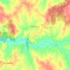 Topografische kaart Valsalabroso, hoogte, reliëf