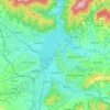 Topografische kaart Żywiec, hoogte, reliëf
