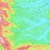 Topografische kaart Wies, hoogte, reliëf