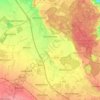 Topografische kaart Swisttal, hoogte, reliëf