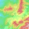 Topografische kaart El Aioun, hoogte, reliëf