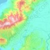 Topografische kaart Antakya, hoogte, reliëf