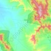 Topografische kaart Barkly, hoogte, reliëf