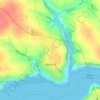 Topografische kaart Neyland, hoogte, reliëf