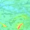 Topografische kaart Seelze, hoogte, reliëf