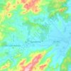 Topografische kaart Canelinha, hoogte, reliëf