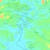 Topografische kaart Estrela, hoogte, reliëf