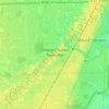 Topografische kaart Clinton Charter Township, hoogte, reliëf