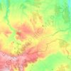 Topografische kaart Retortillo de Soria, hoogte, reliëf