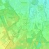 Topografische kaart Esbeek, hoogte, reliëf