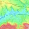 Topografische kaart Westhausen, hoogte, reliëf