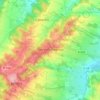 Topografische kaart Thermes-Magnoac, hoogte, reliëf