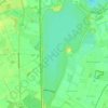 Topografische kaart Alfsee, hoogte, reliëf