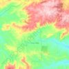 Topografische kaart Inman Valley, hoogte, reliëf